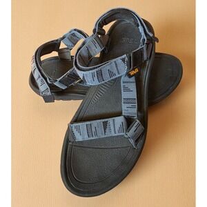 Teva Hurricane XLT2 Hiking Sandals Mens Sz 11 Black Blue Straps Adjustable